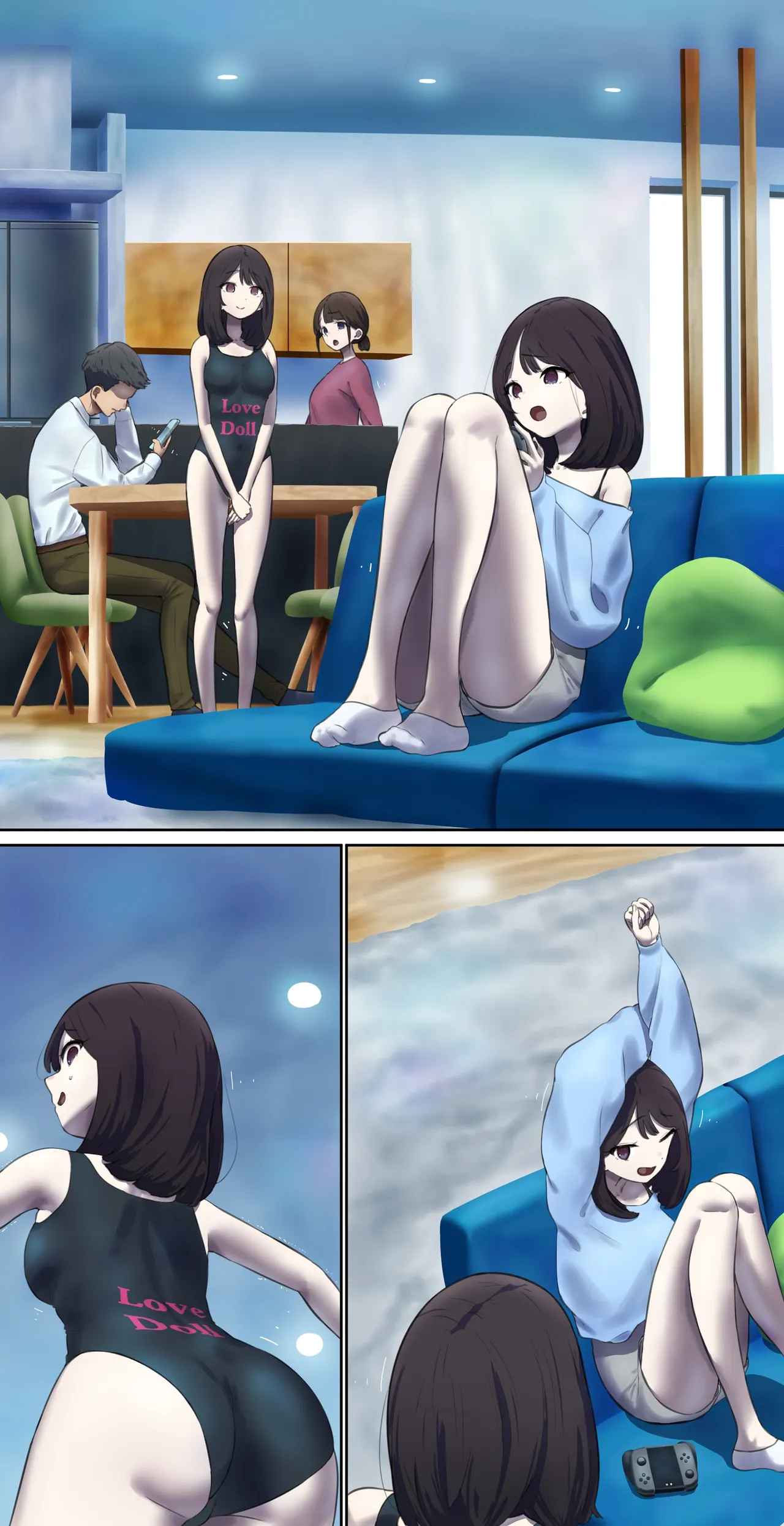 A Daughter Living With Her Human Livestock Clones page 9
