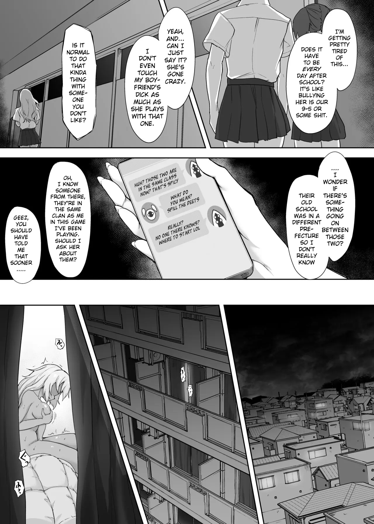 A Gyaru Who Bullies A Futanari High School Girl page 21