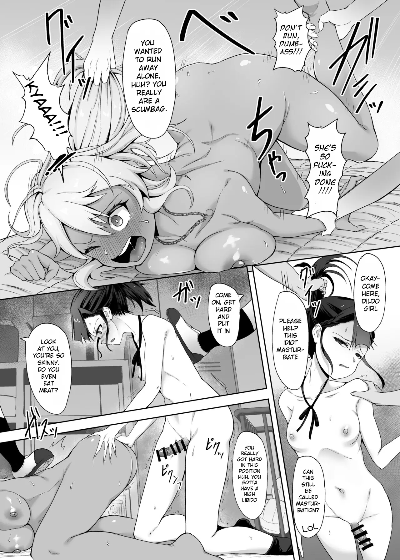 A Gyaru Who Bullies A Futanari High School Girl page 30