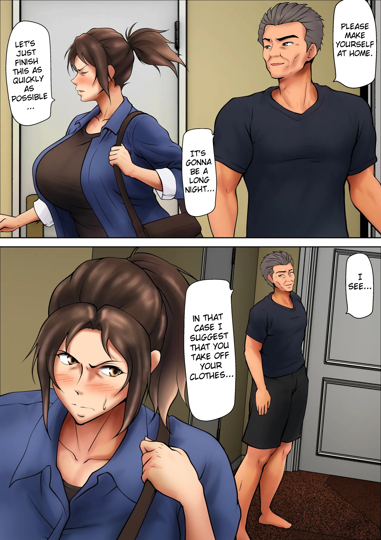 A Married Woman Who Chose To Be Embraced For The Sake Of Her Daughter - A Night Sanctioned By Her Husband Part 1+2 page 15