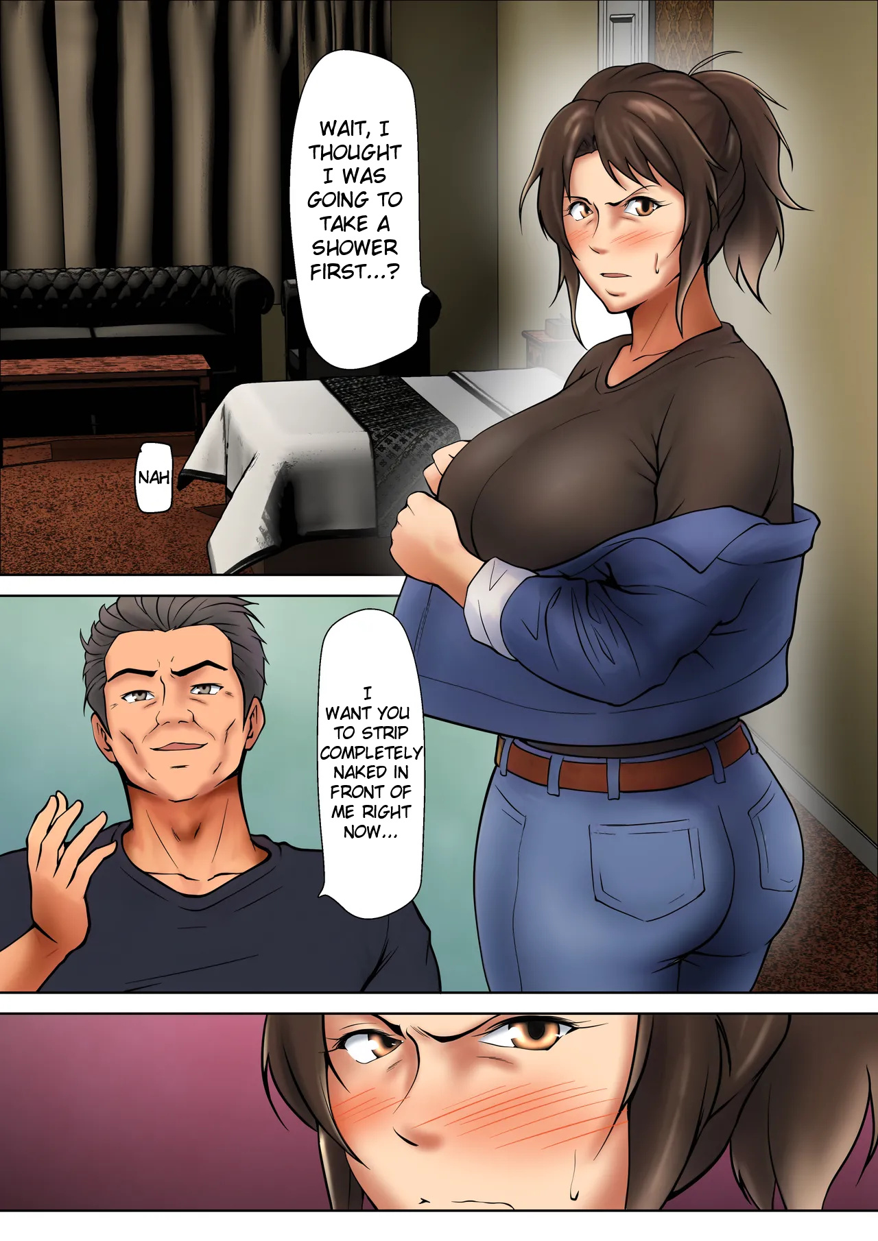A Married Woman Who Chose To Be Embraced For The Sake Of Her Daughter - A Night Sanctioned By Her Husband Part 1+2 page 16