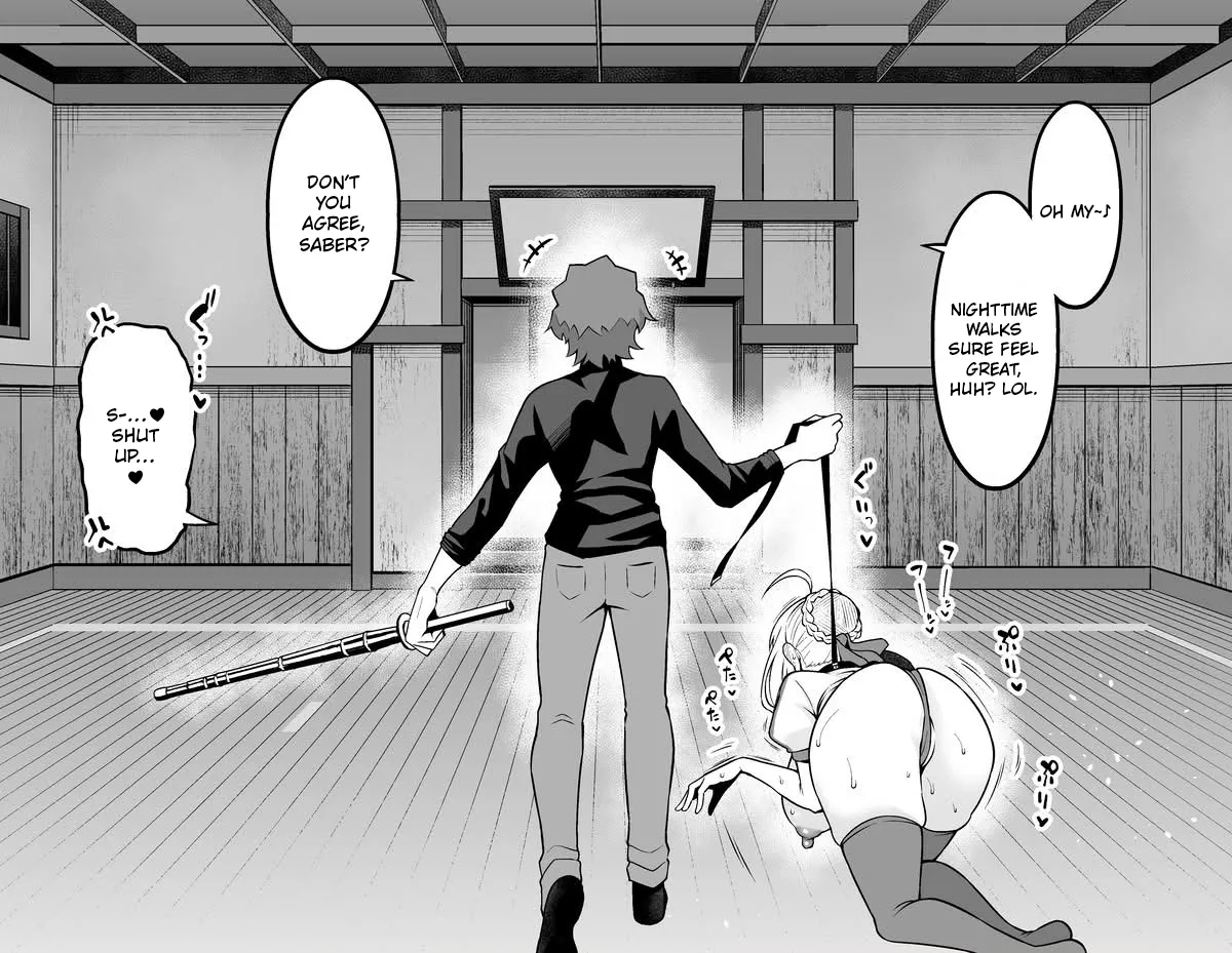 Arutoria, Shinji To Yoru No Sanpo❤ - Artoria And Shinjis Nightwalk ♥ page 3