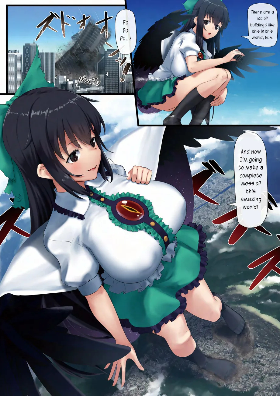 Attack Of The Giga-sized Hell Raven!! page 4