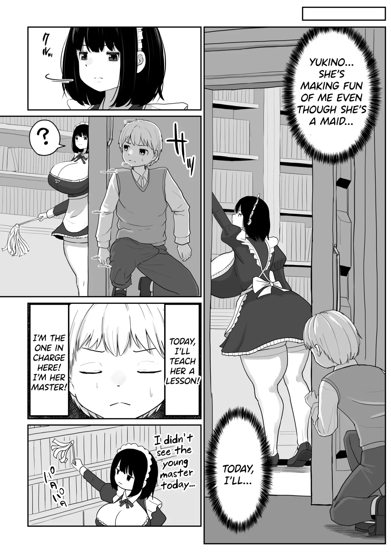 Bakunyuu Deka Maid Ni Onabare Shitara Kuwareta. page 34