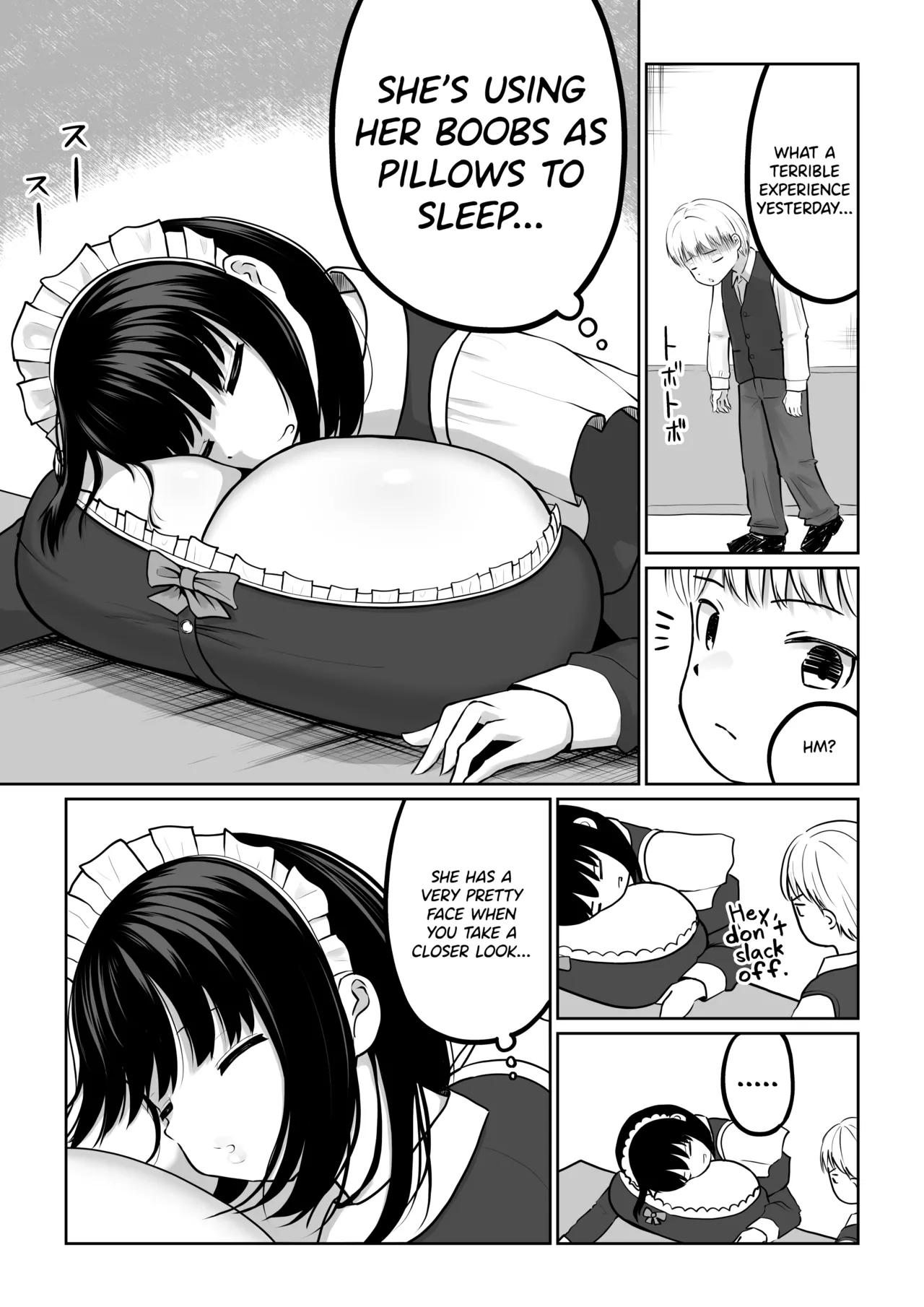 Bakunyuu Deka Maid Ni Onabare Shitara Kuwareta. page 70