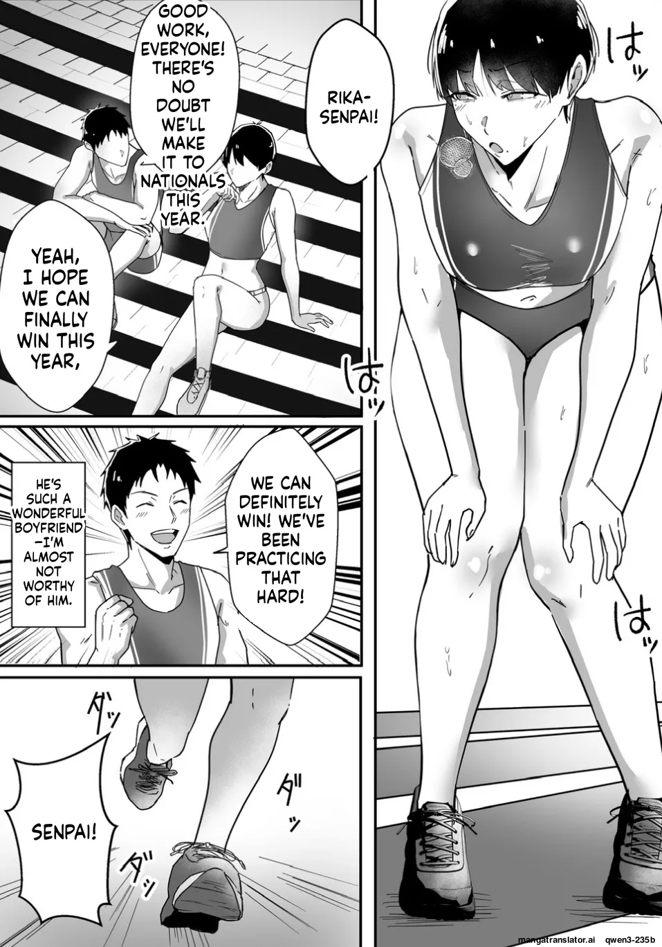 Boyish No Senpai Kanojo Ga Netorarete Mesu Ni Otosareru Hanashi page 5