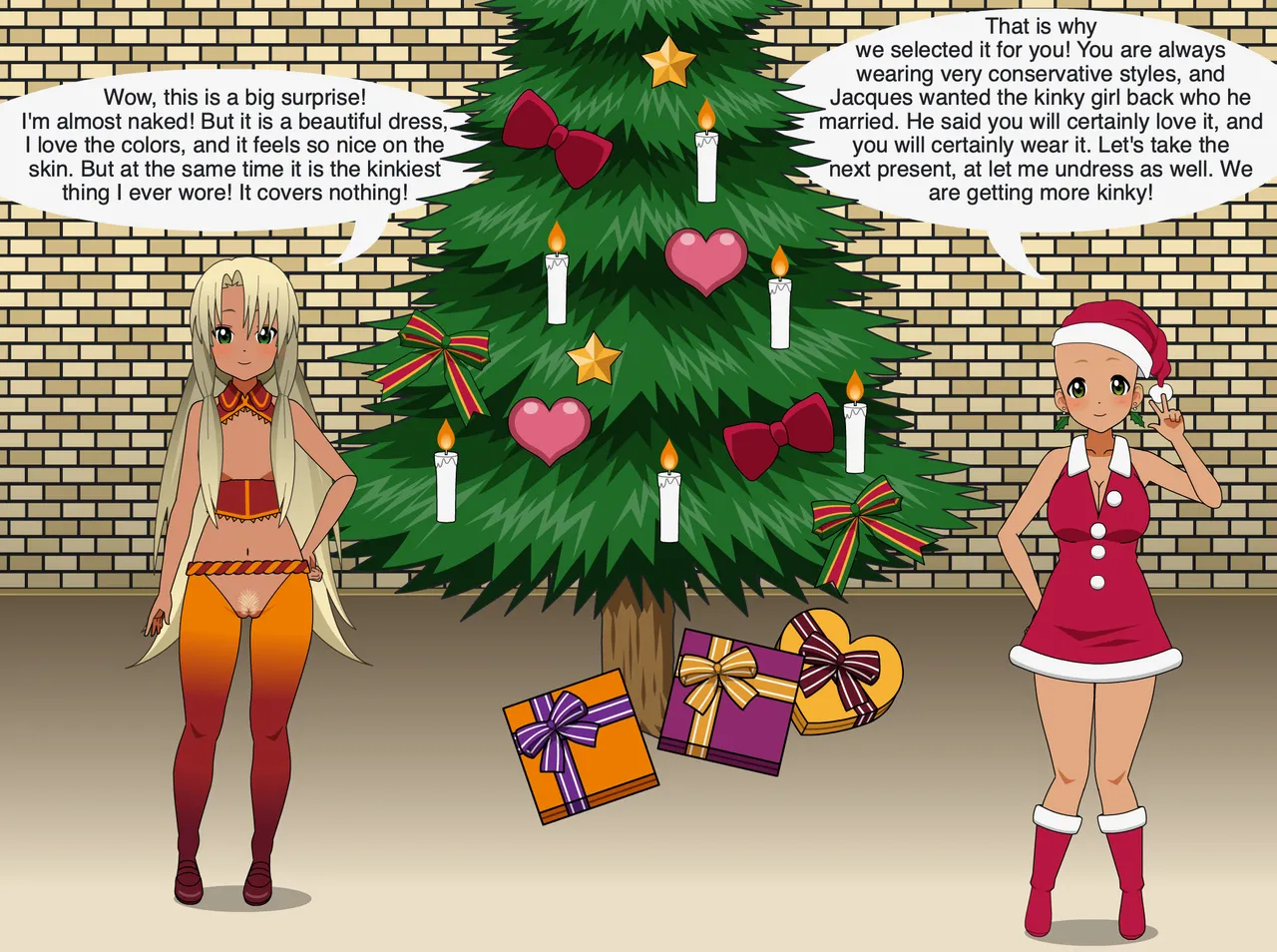 Christmas Girl Celebrates Christmas - Merry Christmas 1 page 4