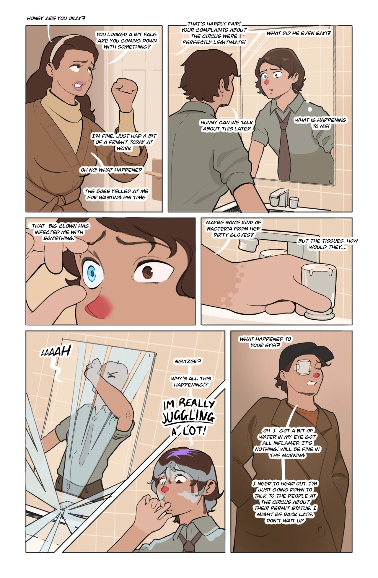 Clownification page 4