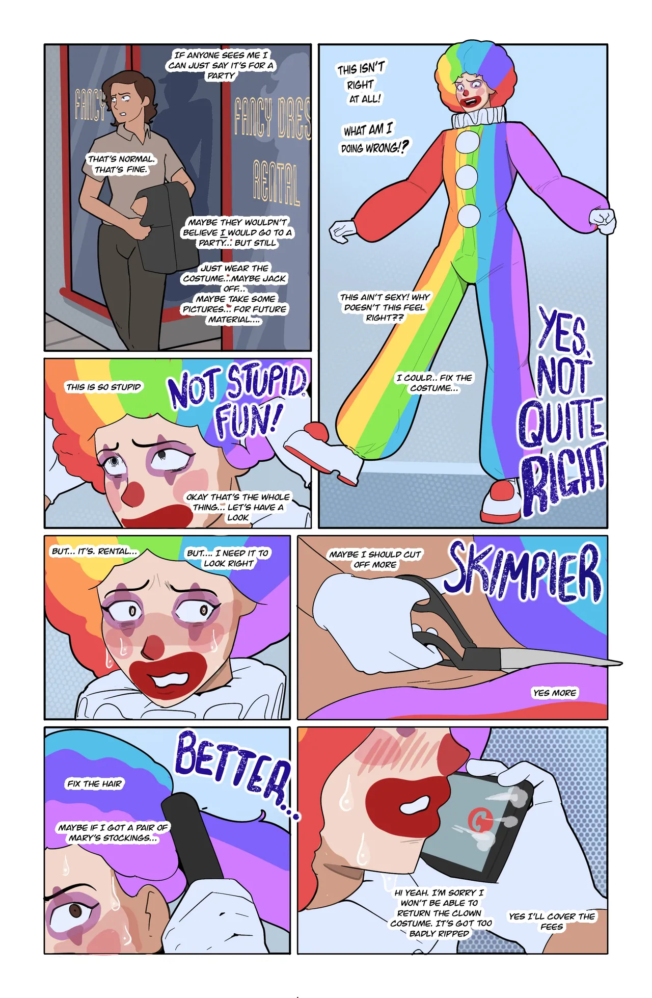 Clownification page 9