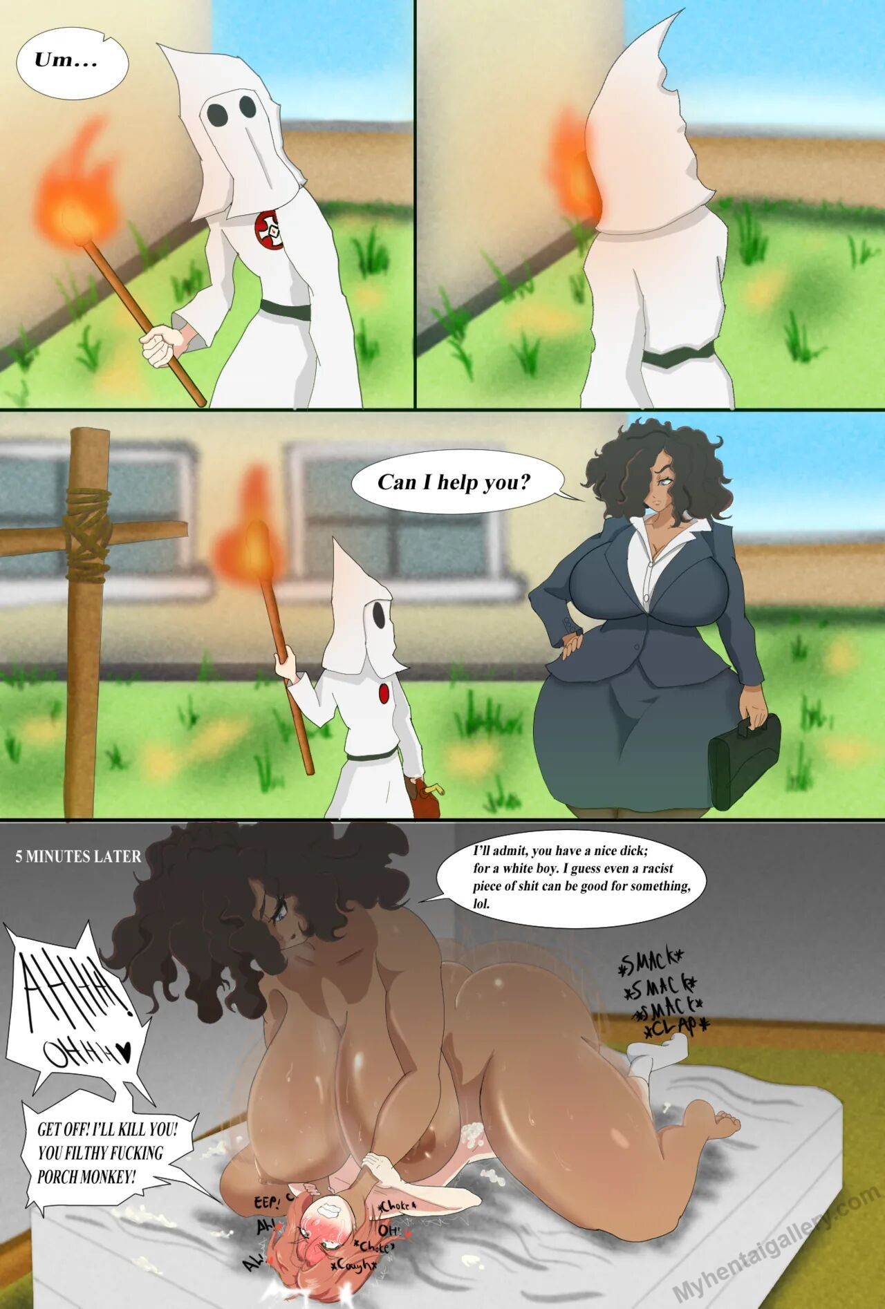 Cross Burning Gone Wrong page 2