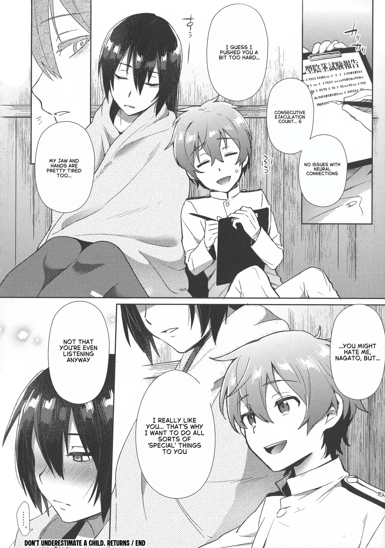 Don't Underestimate A Child 2. Returns page 26