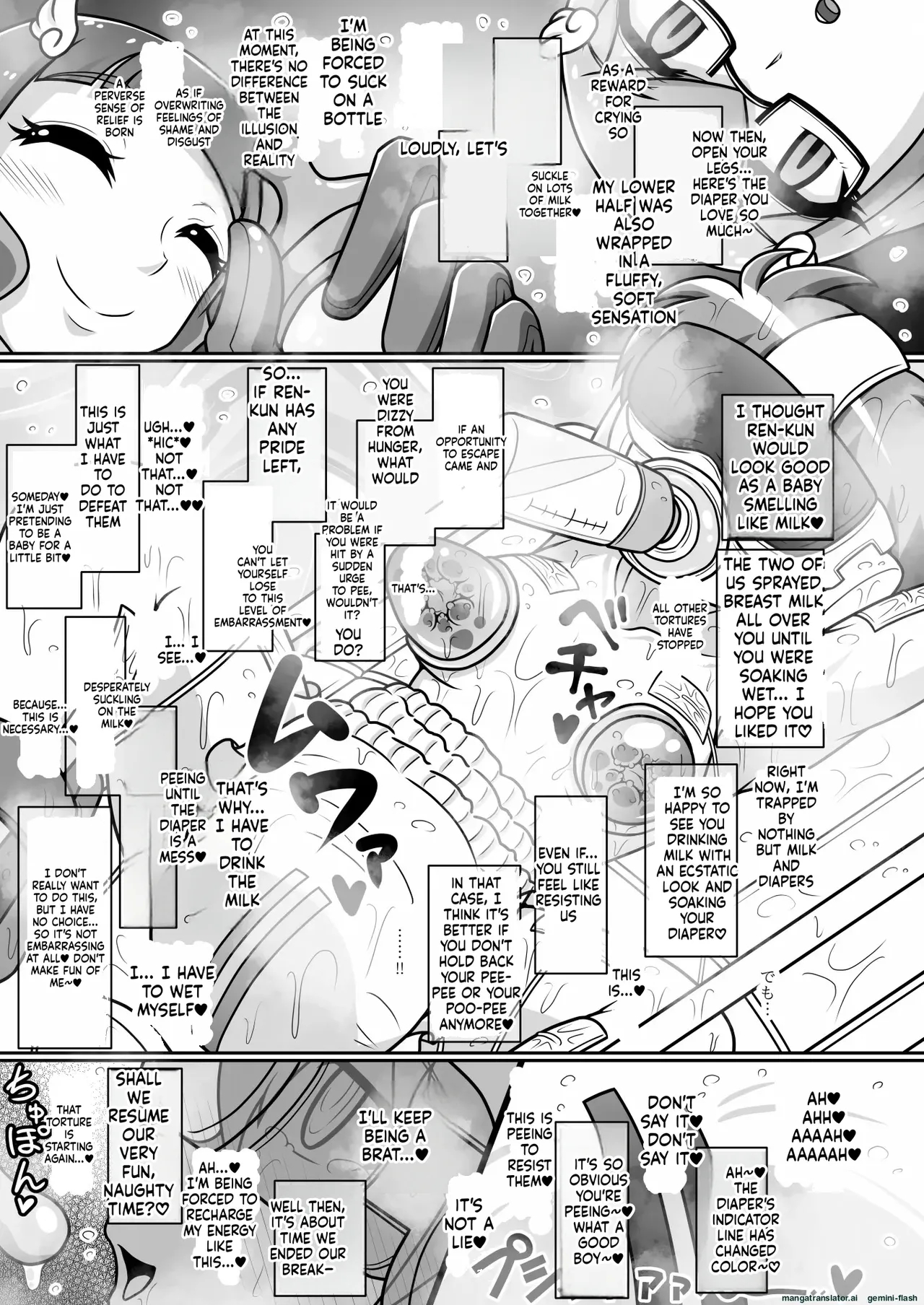 Dosukebe Futanari Hero Ga Aku No Shota Kanbu O Kousei Saseru Hon page 24