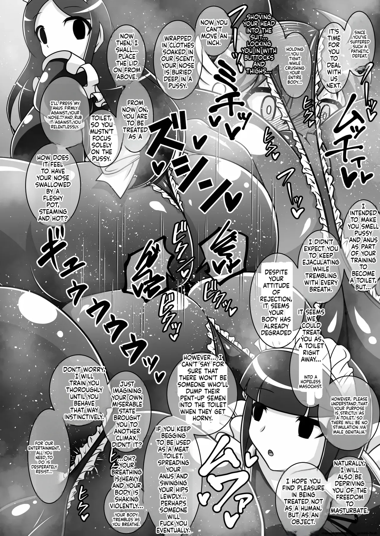 Dosukebe Futanari Hero Ga Aku No Shota Kanbu O Kousei Saseru Hon page 51
