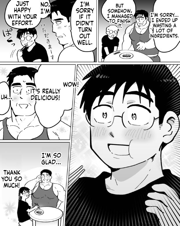 【石がぼくの筋肉巨根パパになった話】前編 page 26