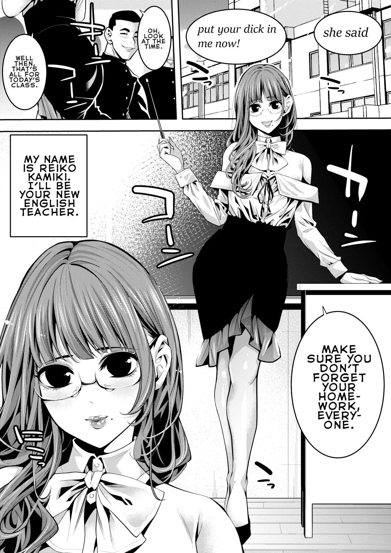 Femboy Teacher Goes To A Love Hotel With A Playboy Coworker page 2