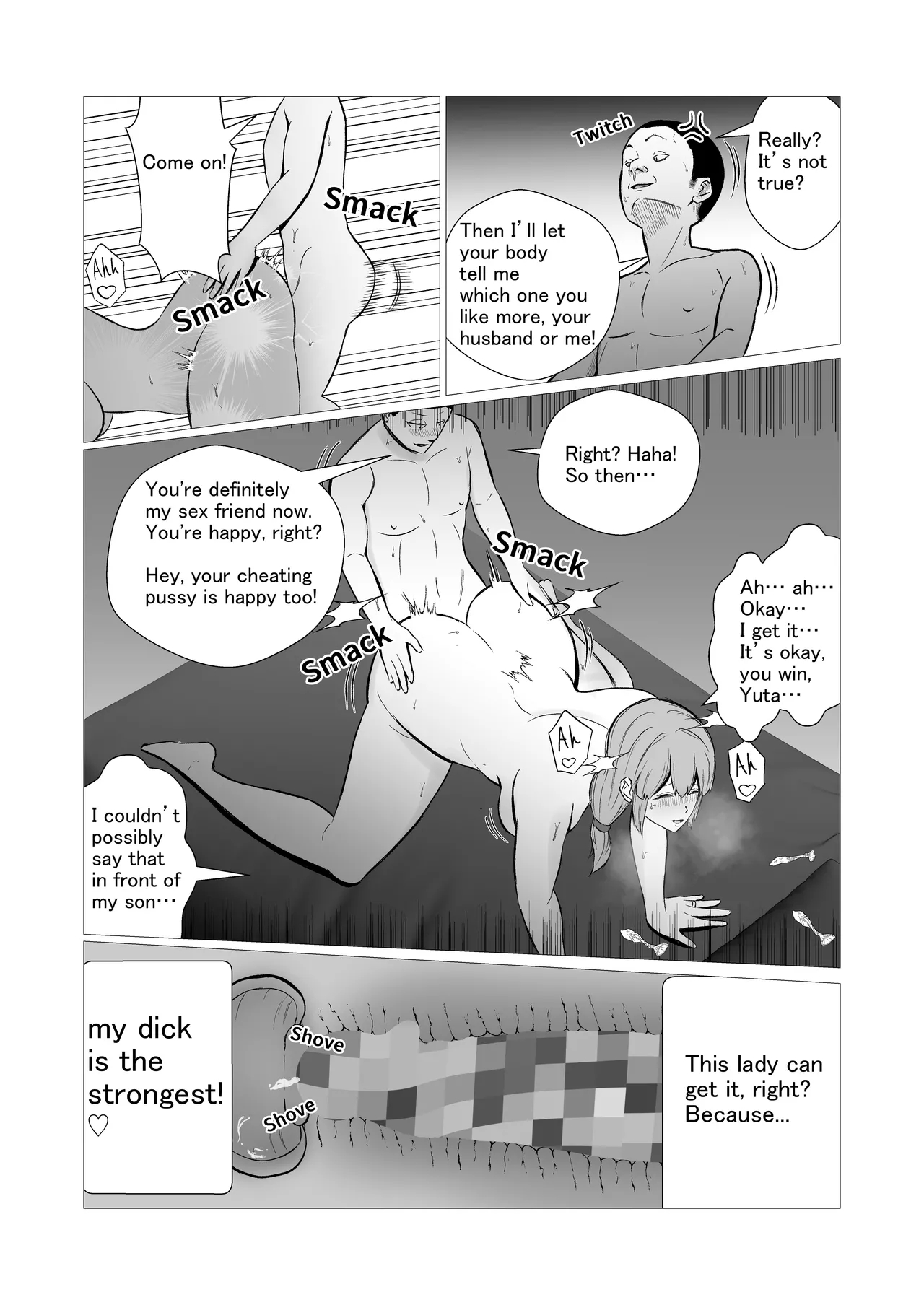 Gentle Mom Gets A Reality Rewrite（はーと）sex Ed Ntr With Her Son’s Classmate page 9