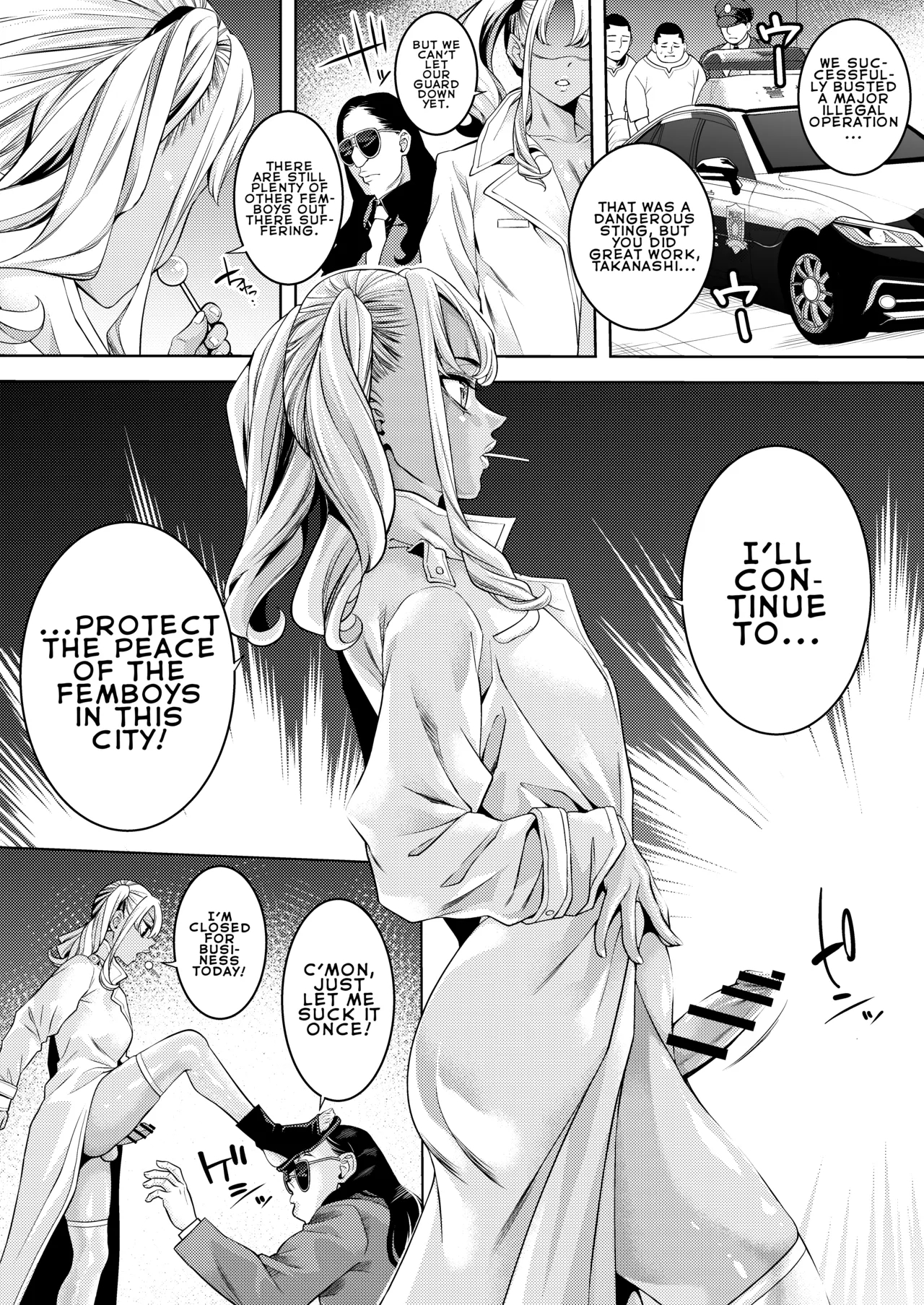 Gyaru Femboy Investigator And Penis Nigiri Sushi page 25