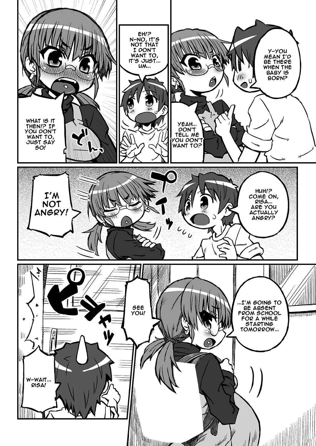 Her Belly Is Huge!! Pregnant Risa’s Delivery page 11