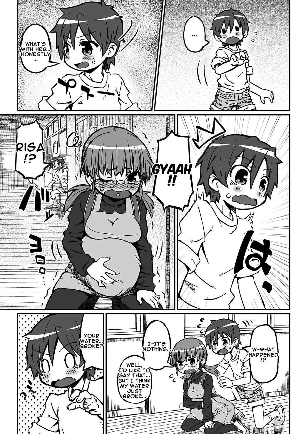 Her Belly Is Huge!! Pregnant Risa’s Delivery page 12