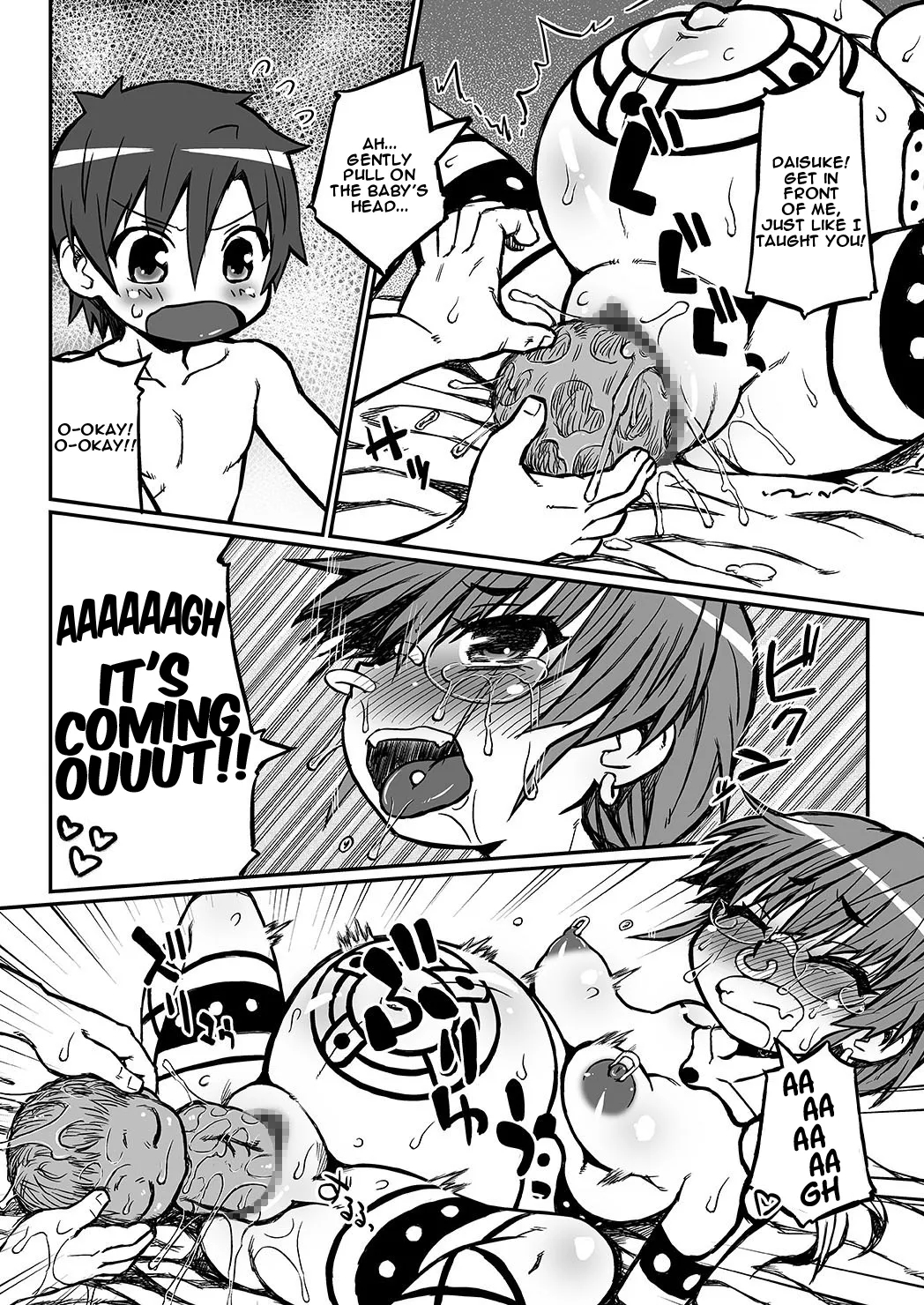 Her Belly Is Huge!! Pregnant Risa’s Delivery page 21