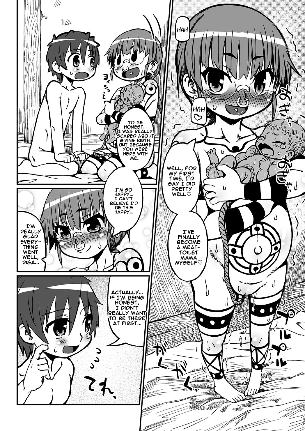 Her Belly Is Huge!! Pregnant Risa’s Delivery page 23