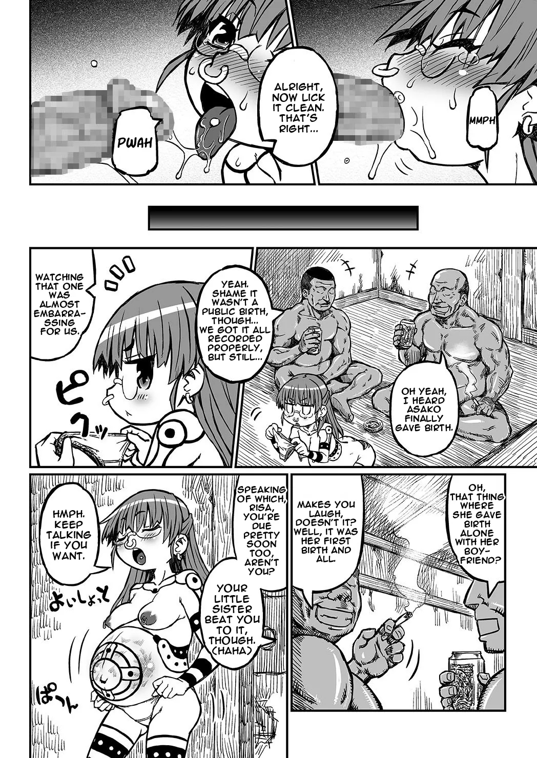 Her Belly Is Huge!! Pregnant Risa’s Delivery page 7