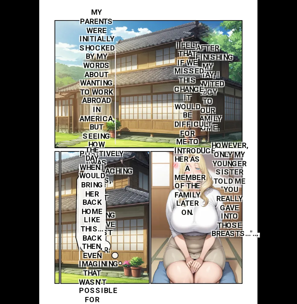 Home Stay Sakino Bakunyuu Blonde Bijyouni Mesuushi Cosde Yuwakusarete Ittchalove Tanetsuke Seikatsu 1-2 + Kakioroshi Epilogue page 188