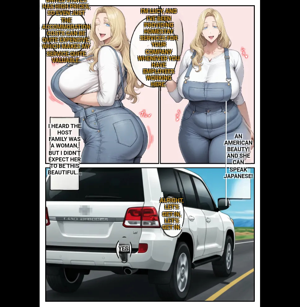 Home Stay Sakino Bakunyuu Blonde Bijyouni Mesuushi Cosde Yuwakusarete Ittchalove Tanetsuke Seikatsu 1-2 + Kakioroshi Epilogue page 7