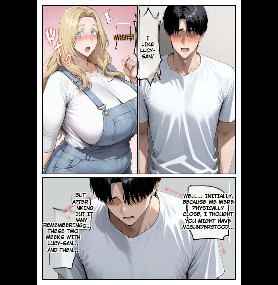 Home Stay Sakino Bakunyuu Blonde Bijyouni Mesuushi Cosde Yuwakusarete Ittchalove Tanetsuke Seikatsu 1-2 + Kakioroshi Epilogue page 71