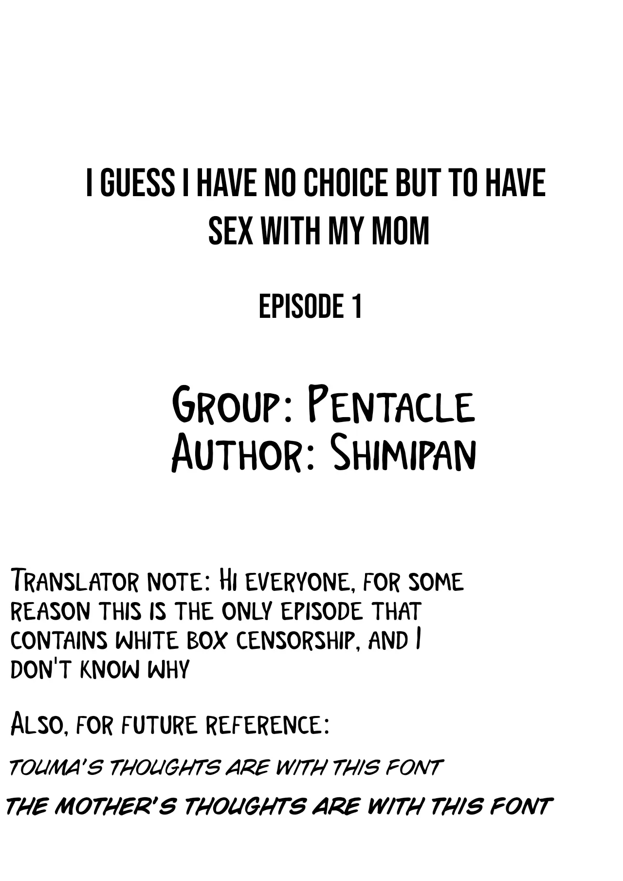 I Guess I Have No Choice But To Have Sex With My Mom. page 2