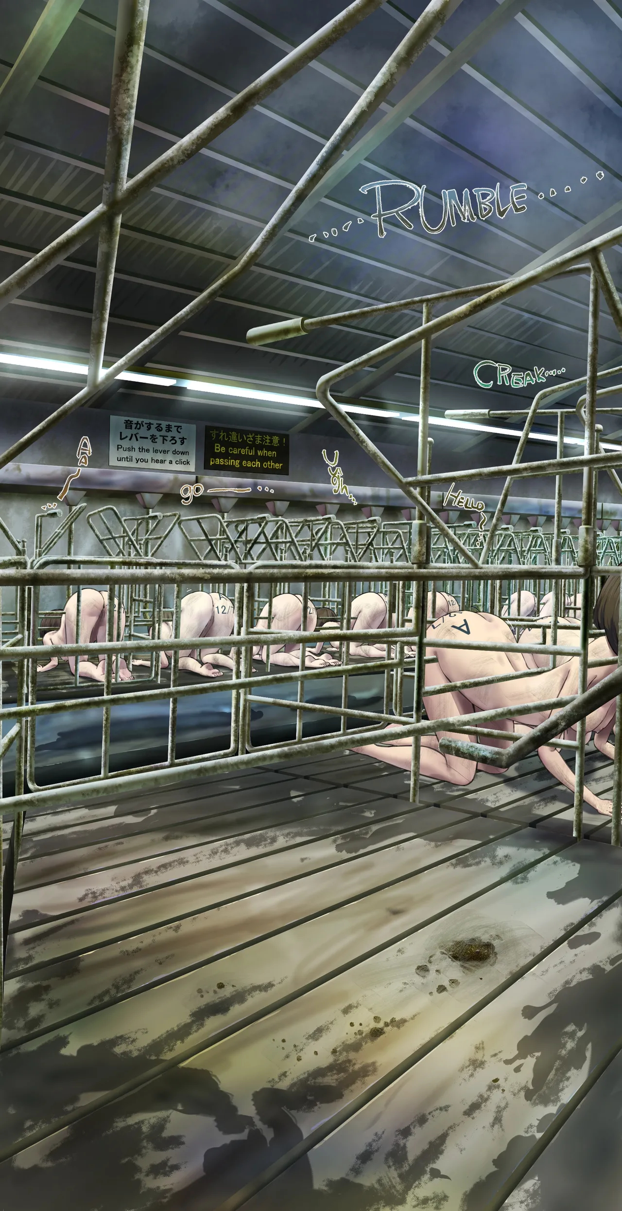 I Tried Going Into A Stall During A Tour Of The Livestock Barn page 2
