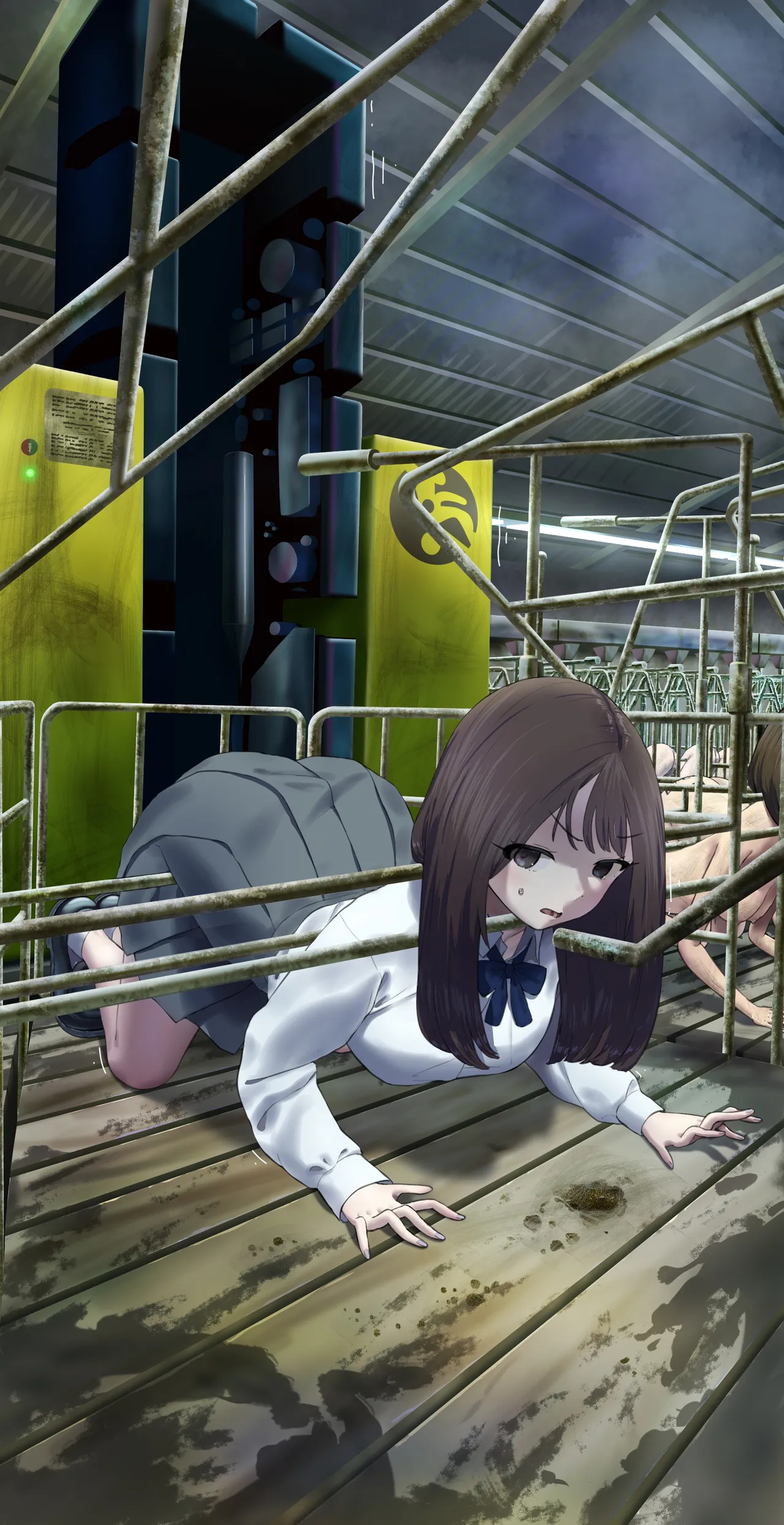I Tried Going Into A Stall During A Tour Of The Livestock Barn page 45