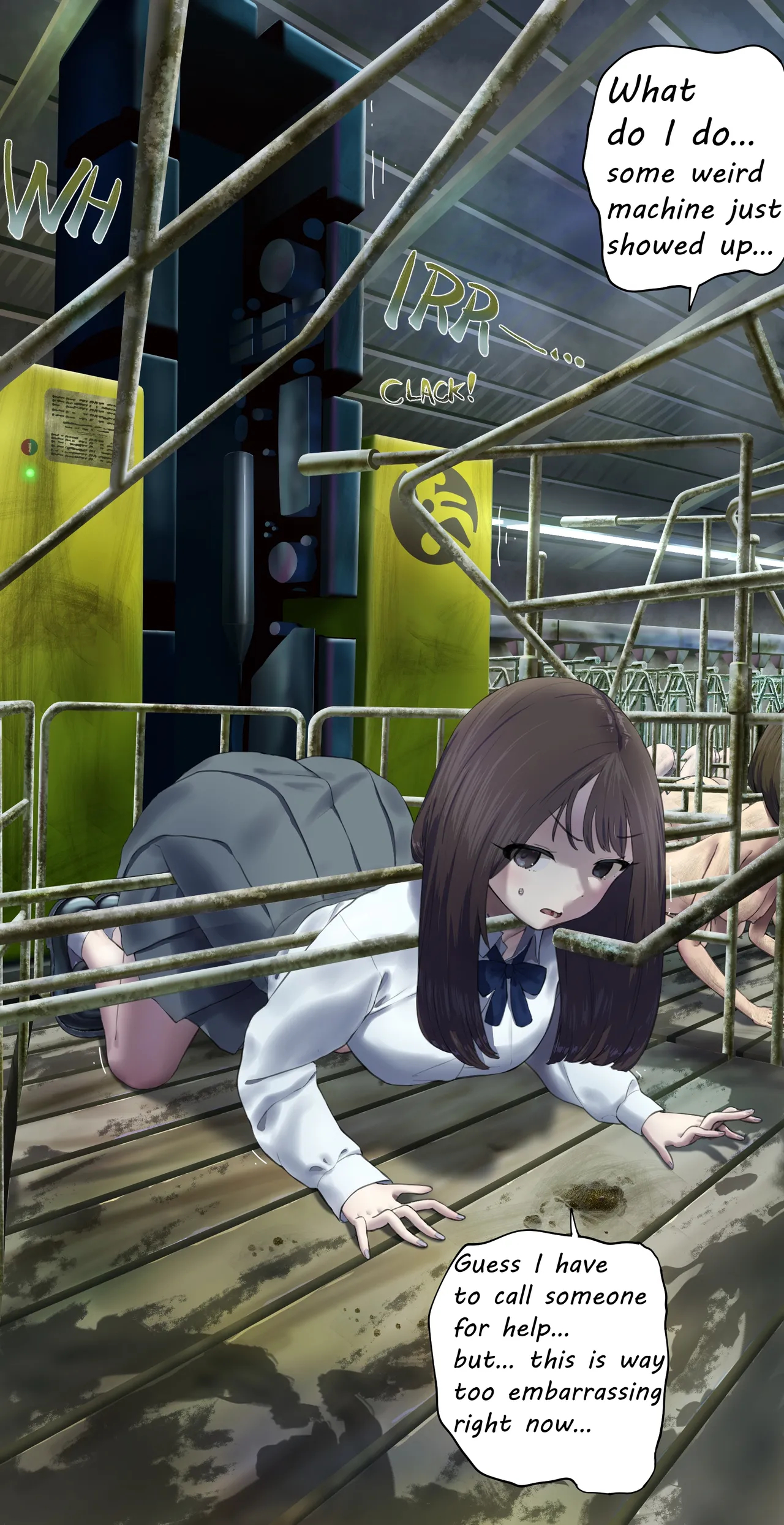 I Tried Going Into A Stall During A Tour Of The Livestock Barn page 8