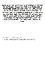 Imouto Ni Kareshi Ga Dekita No De Okasu Koto Ni Shita page 6