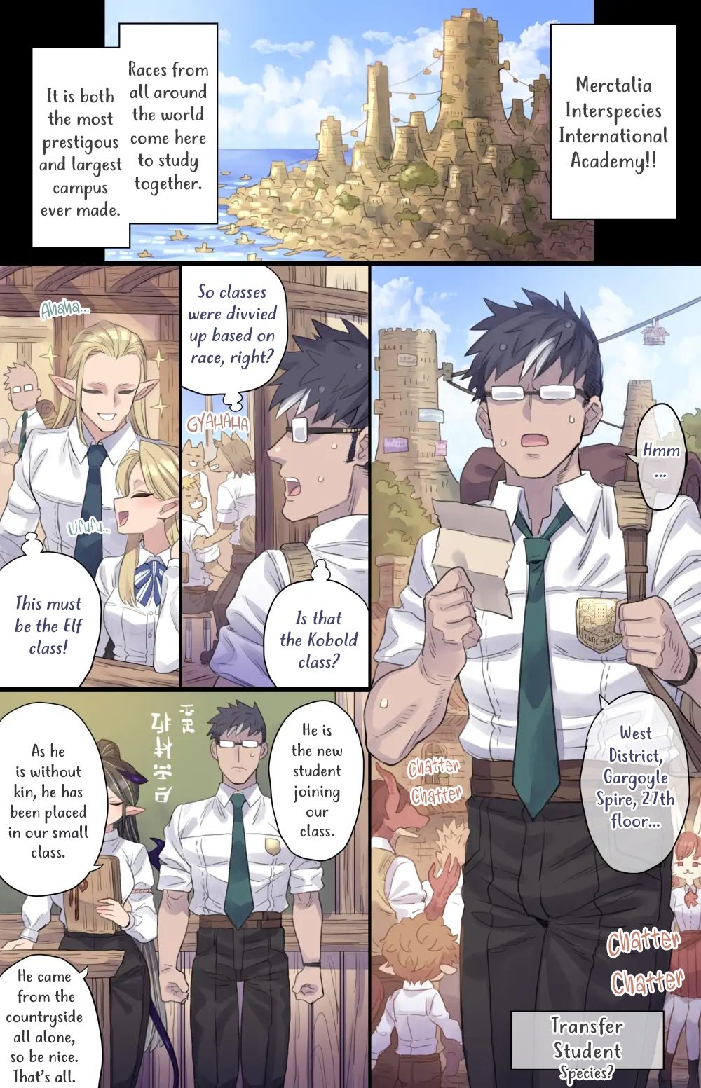 Insterspecies Academy: Succubus Class 1-2 page 1