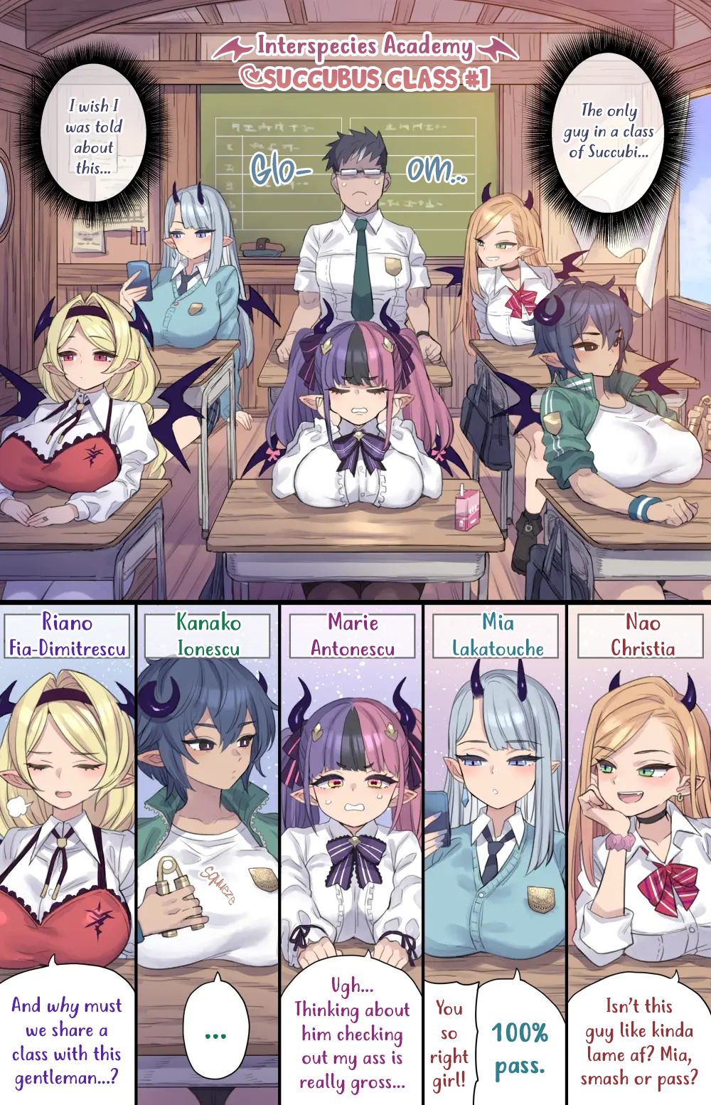 Insterspecies Academy: Succubus Class 1-2 page 2