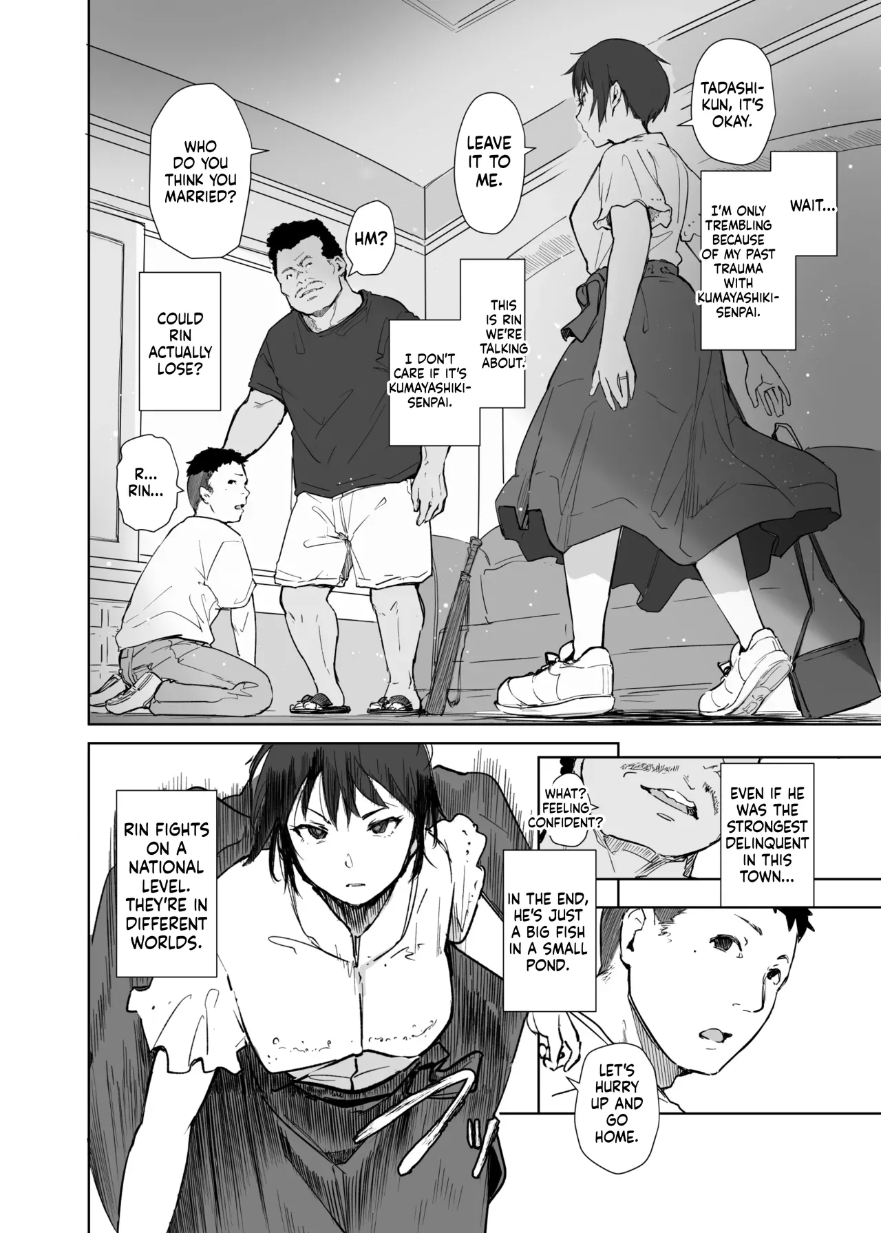 Jimoto No Yabai Senpai Vs Boku No Tsuma - The Local Delinquent Senior Vs. My Wife page 9