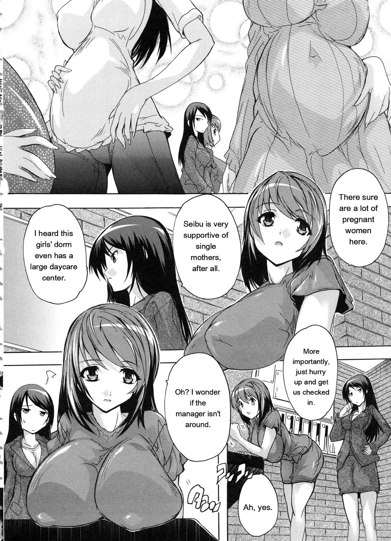 Juumin Zenin Ninshin Kibou! Joshiryou Kanrinin page 163
