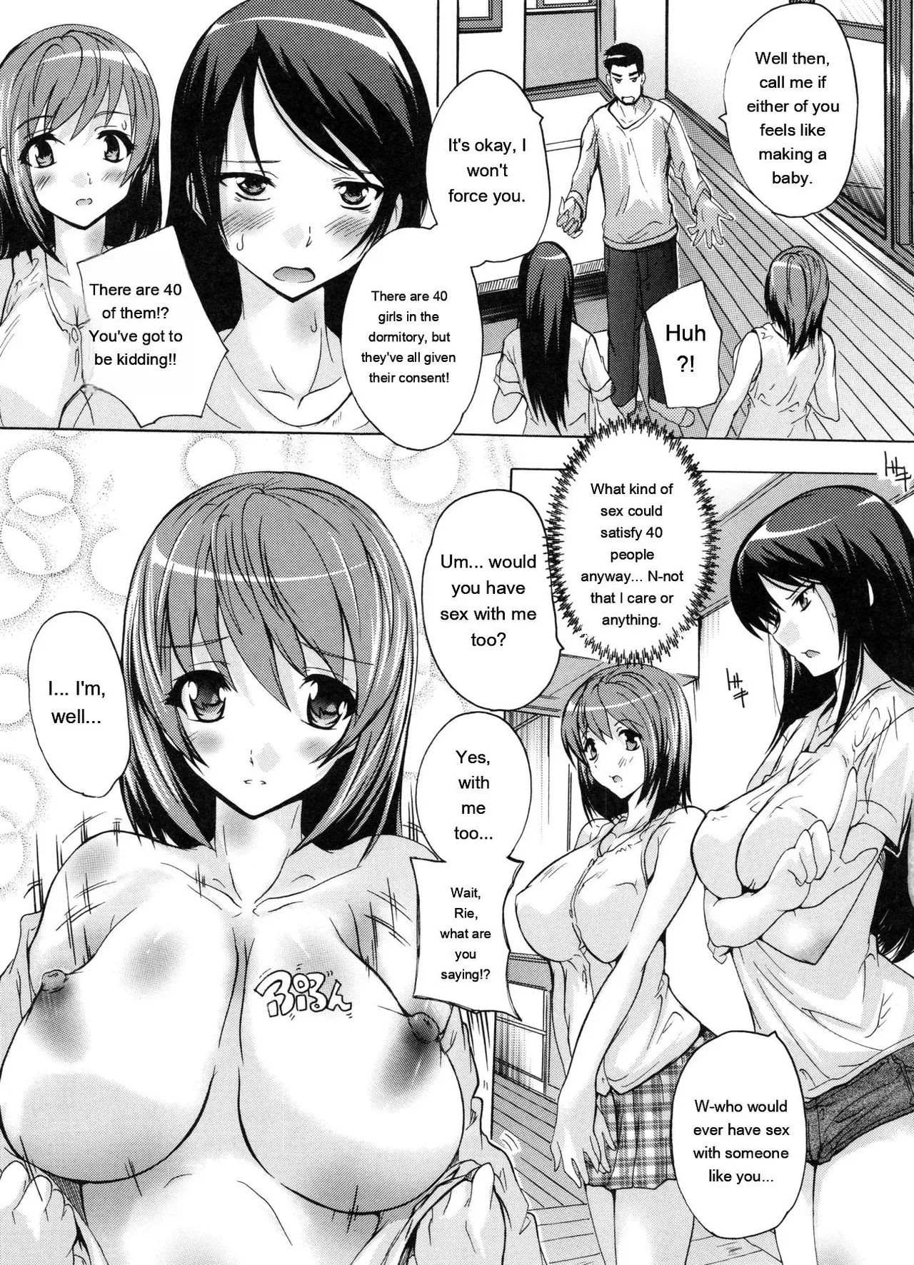 Juumin Zenin Ninshin Kibou! Joshiryou Kanrinin page 174