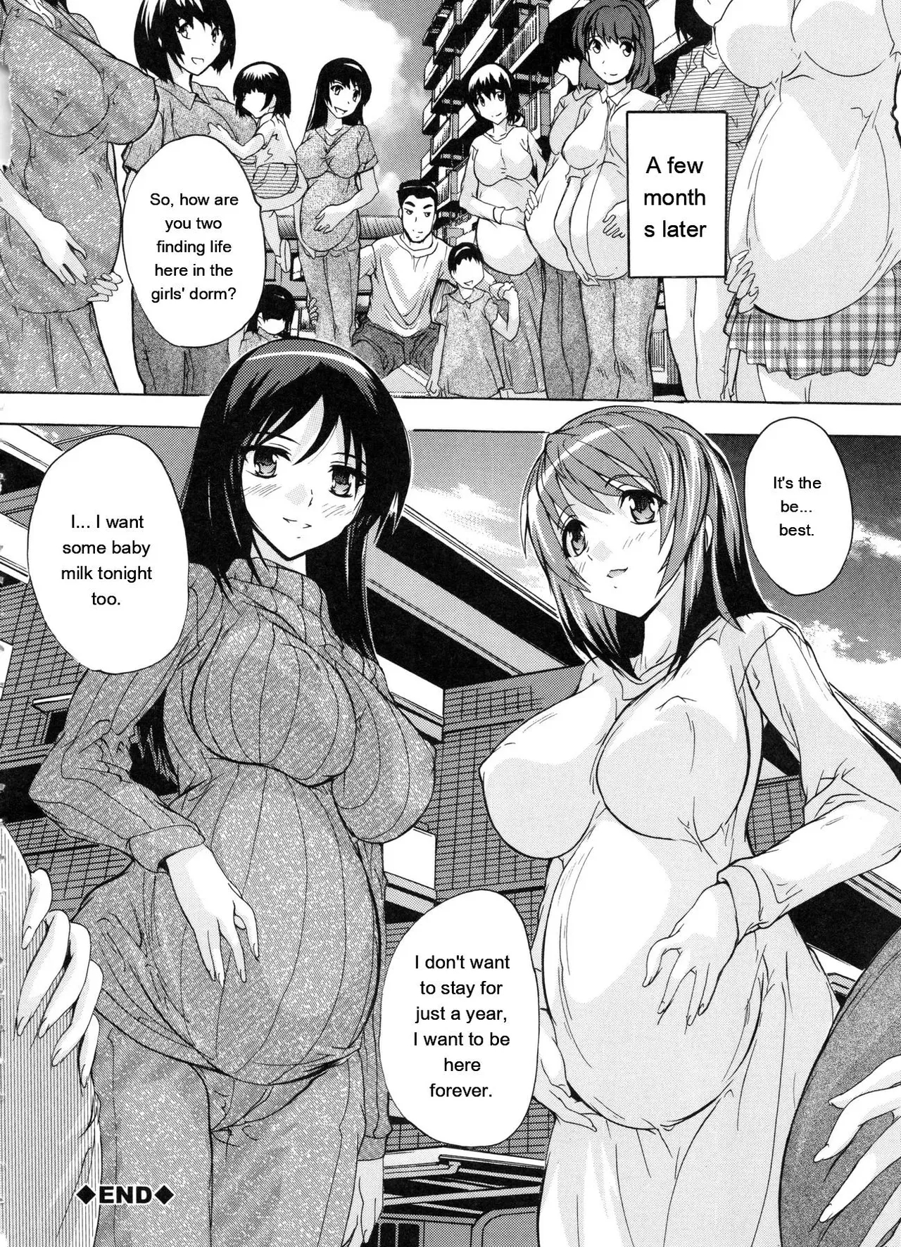 Juumin Zenin Ninshin Kibou! Joshiryou Kanrinin page 193