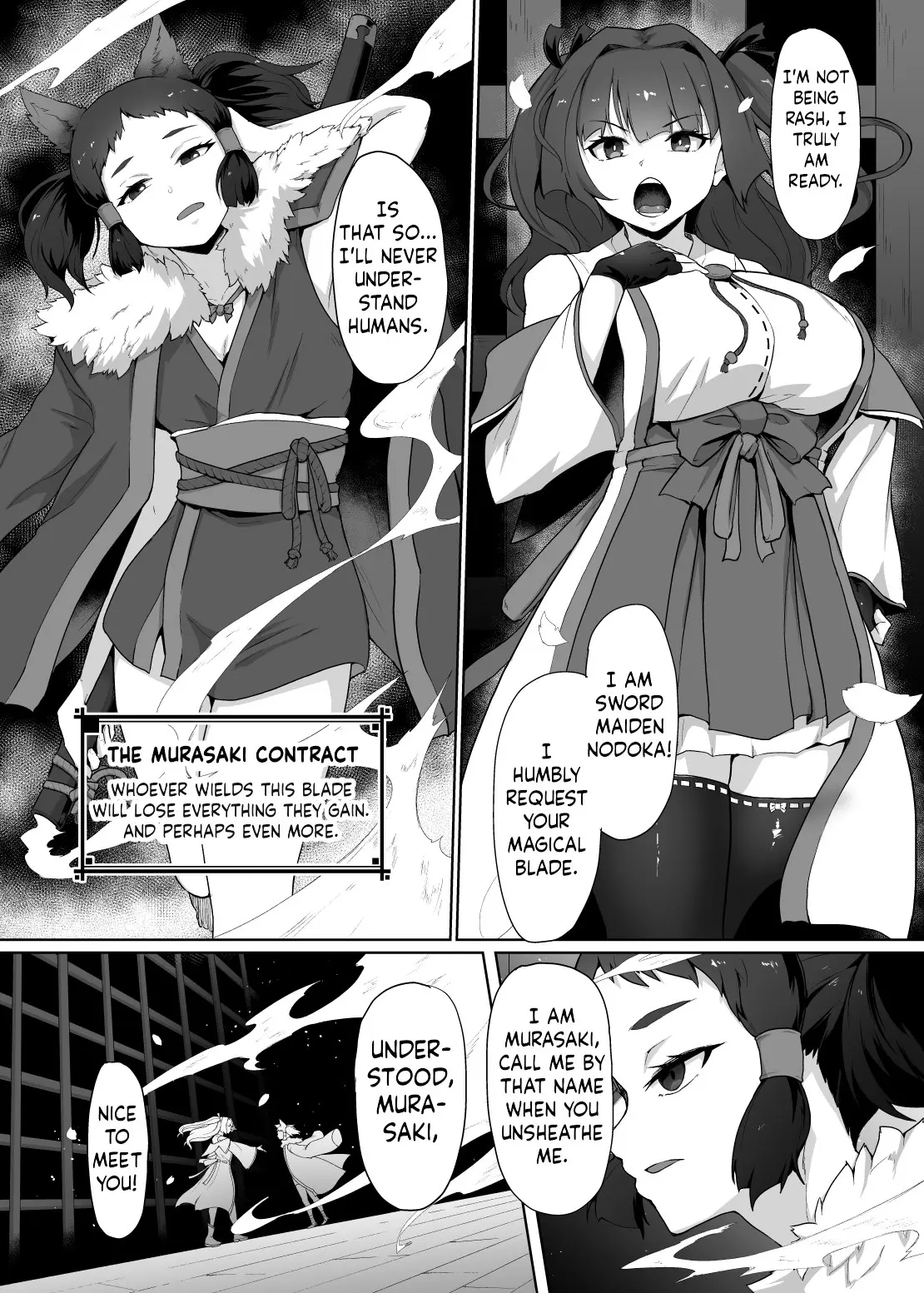 Katana No Miko, Futanari Sakusei Level Drain Youtou Ni Fuminijirareshi Kokoro page 8