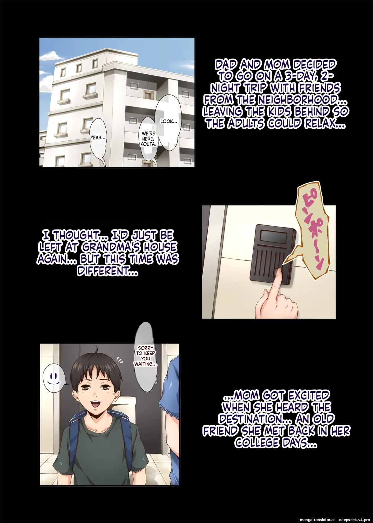 Kawaii Osaru-san To Sugosu Mesu Inu Oba-san No 3-kakan No Jijou page 2
