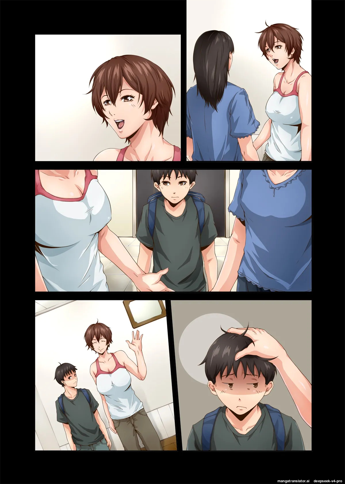 Kawaii Osaru-san To Sugosu Mesu Inu Oba-san No 3-kakan No Jijou page 49