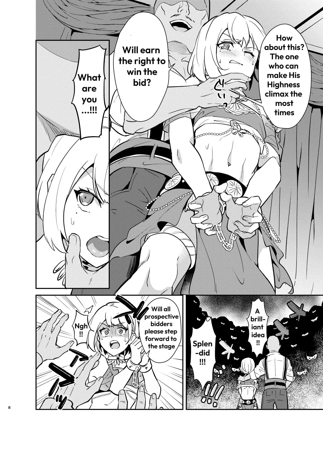Kedakaki Gizoku Wa Kainarasarenai Yamiichi Sennyuu Hen + Kedakaki Gizoku Wa Kainarasarenai Yami Auction Shuppin Hen page 36