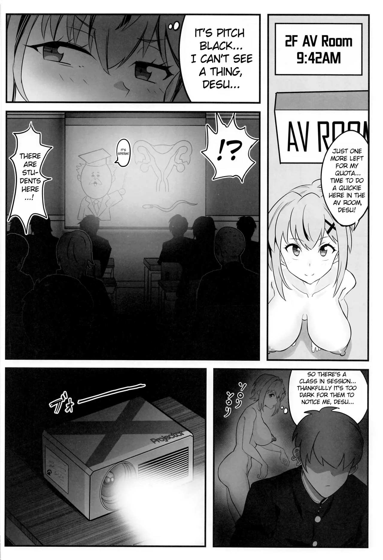 Kiri-chan No Danshikounai Roshutsu Haikai Quest page 9