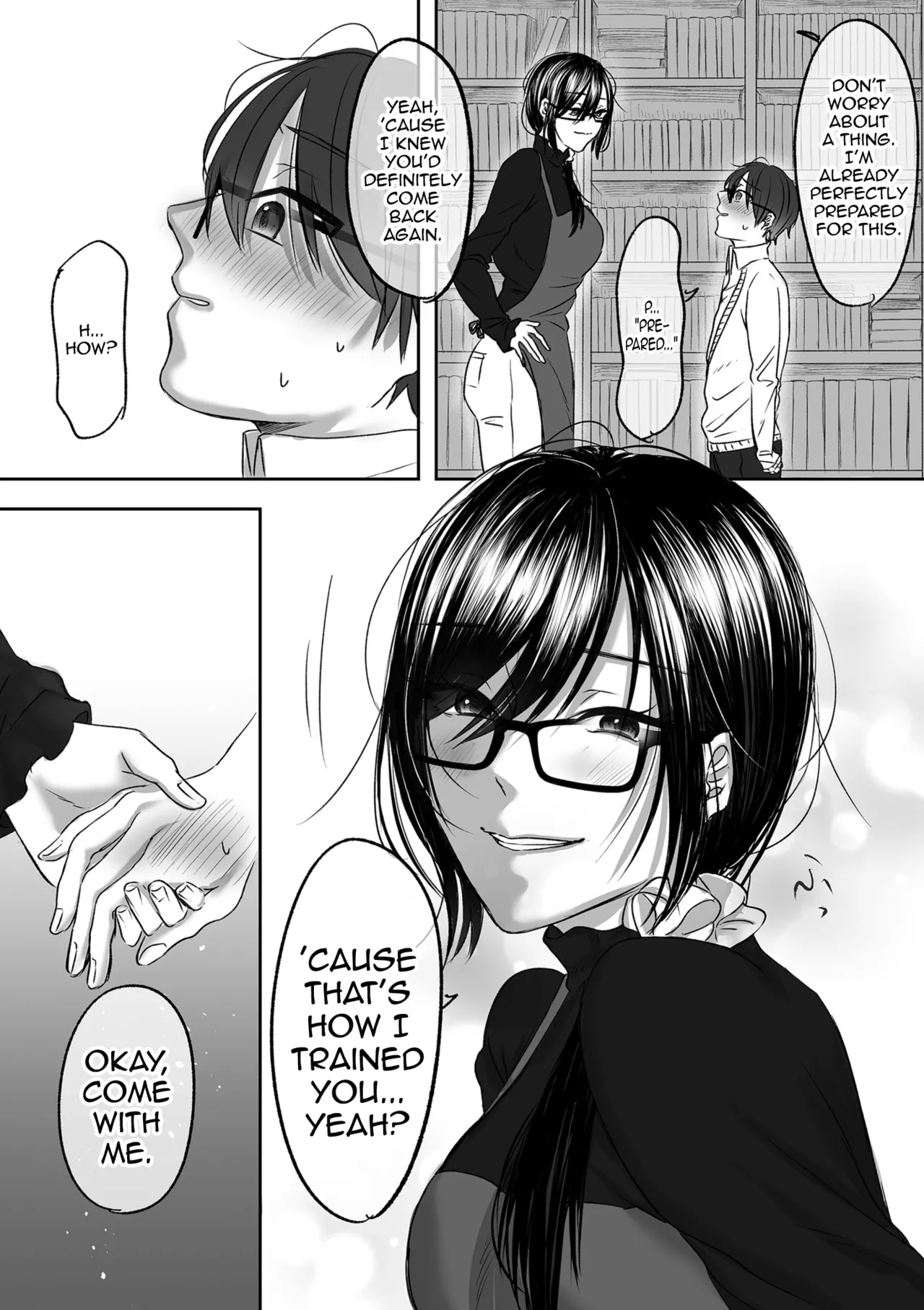 Koshoten No Onee-san Ni Maso Nano O Minukarete Choukyou Sareru Hanashi Kouhen page 4