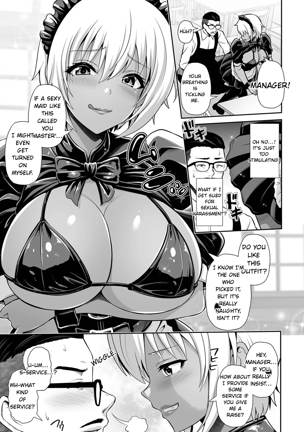 Kuro Gal-chan To Love Echi! page 55