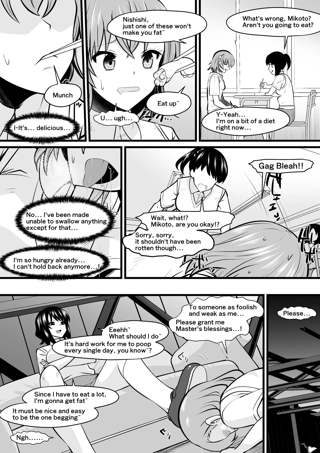 "loser Toilet Girl, Mikoto ◯isaka" page 22