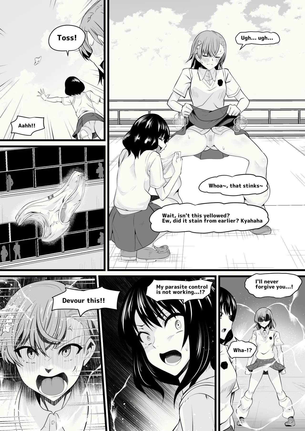 "loser Toilet Girl, Mikoto ◯isaka" page 9
