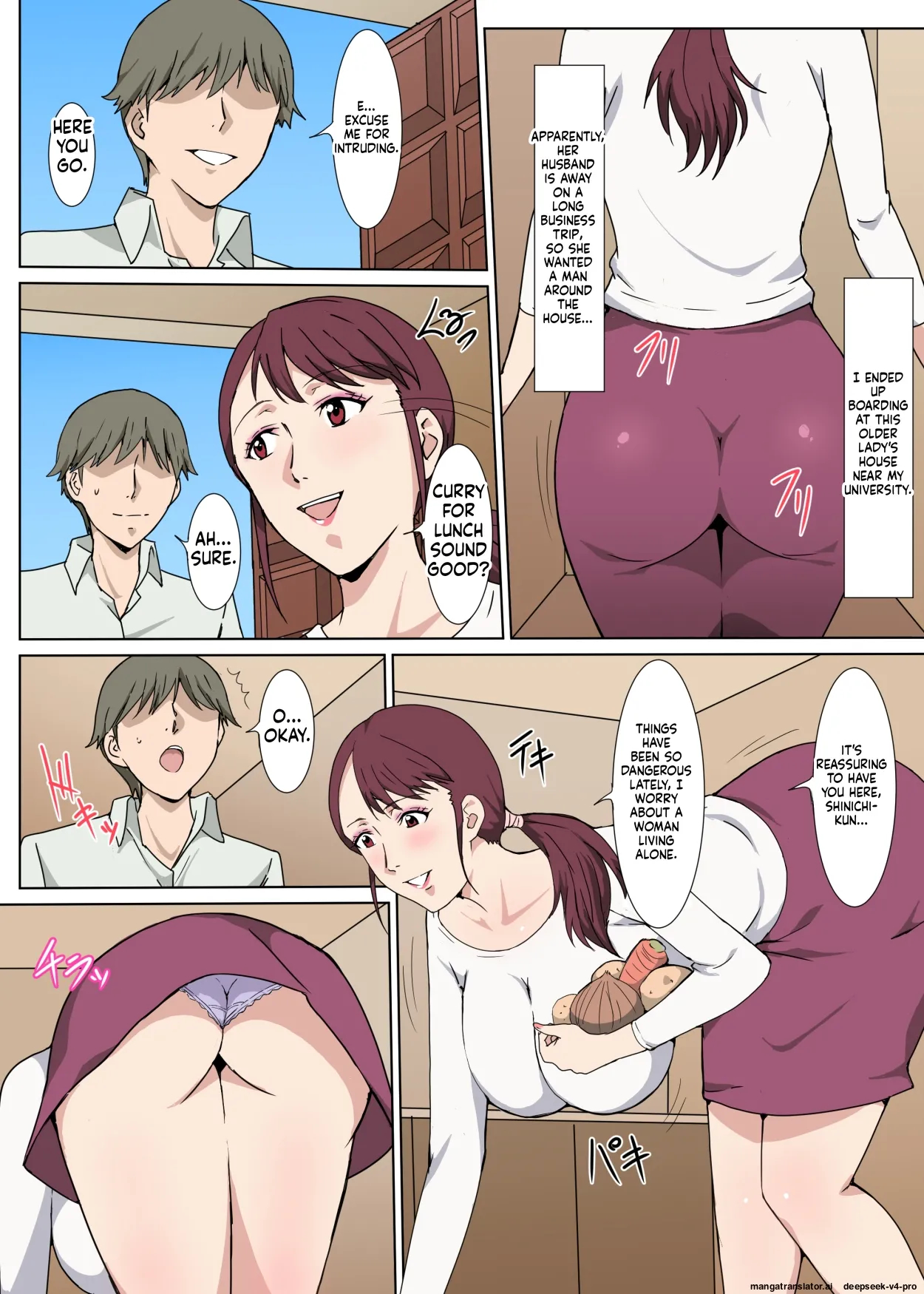 Majime De Akarui Obasan Wo Sex De Iinari Ni Shita Hanashi page 3